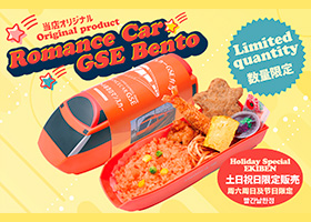  土日祝日限定『ロマンスカーGSE弁当』発売！ 